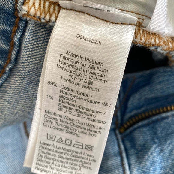 MADEWELL Perfect vintage straight jeans distressed 26 petite - Picture 12 of 12